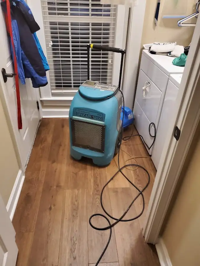 Commercial dehumidifier deployed for Flood Damage Cleanup in Mexia